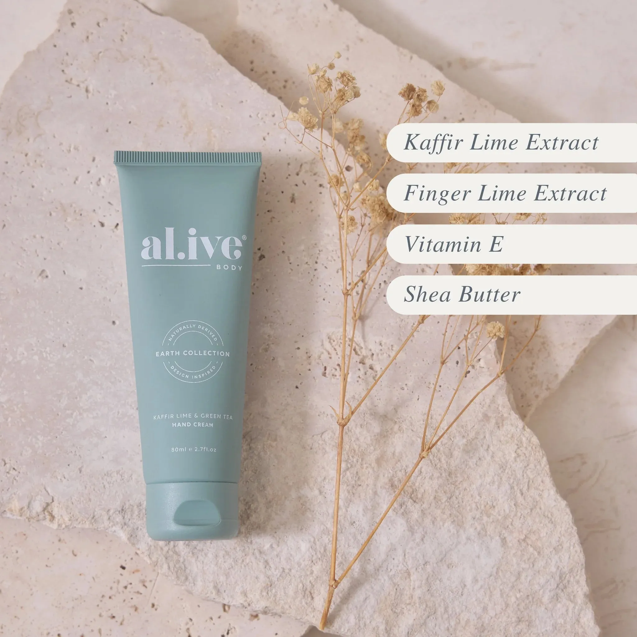 al.ive Body Hand Cream -  Kaffir Lime & Green Tea