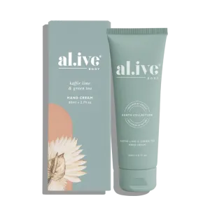 Al.ive Hand Cream - Kaffir Lime & Green Tea