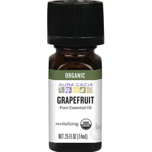 Aura Cacia Organic Grapefruit Oil, 7ml