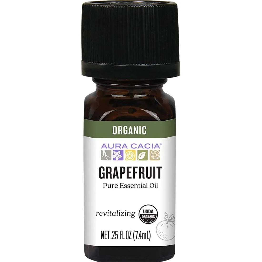 Aura Cacia Organic Grapefruit Oil, 7ml