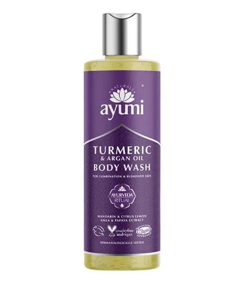 Ayumi Naturals Turmeric And Argan Oil Body Wash 250ml