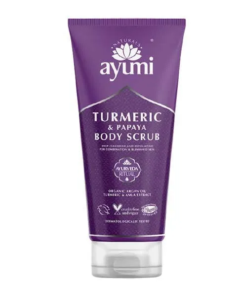 Ayumi Naturals Turmeric And Papaya Body Scrub 200ml