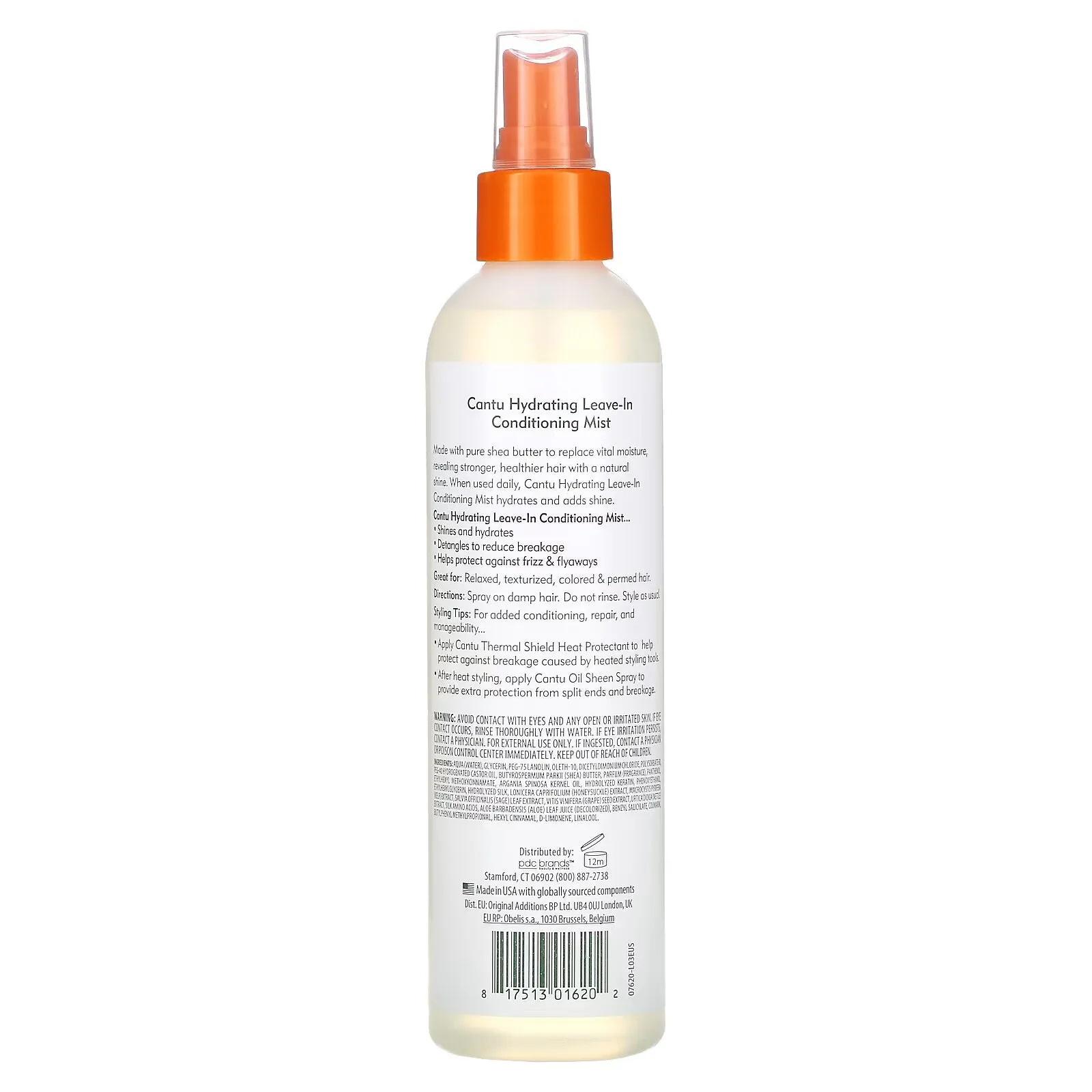 Cantu, Shea Butter, Hydrating Leave-In Conditioner Mist, 8 fl oz (237 ml)