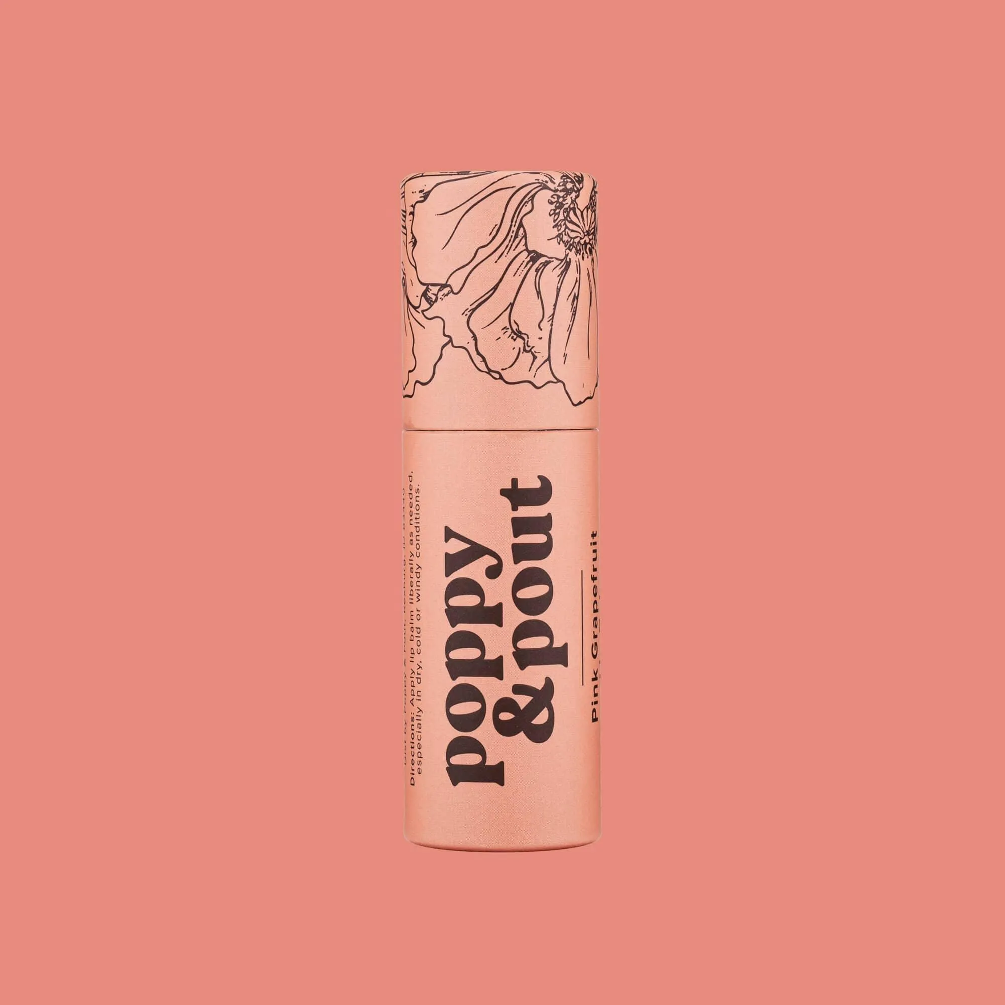 Cosmetic |Grapefruit Lip Balm | Poppy & Pout