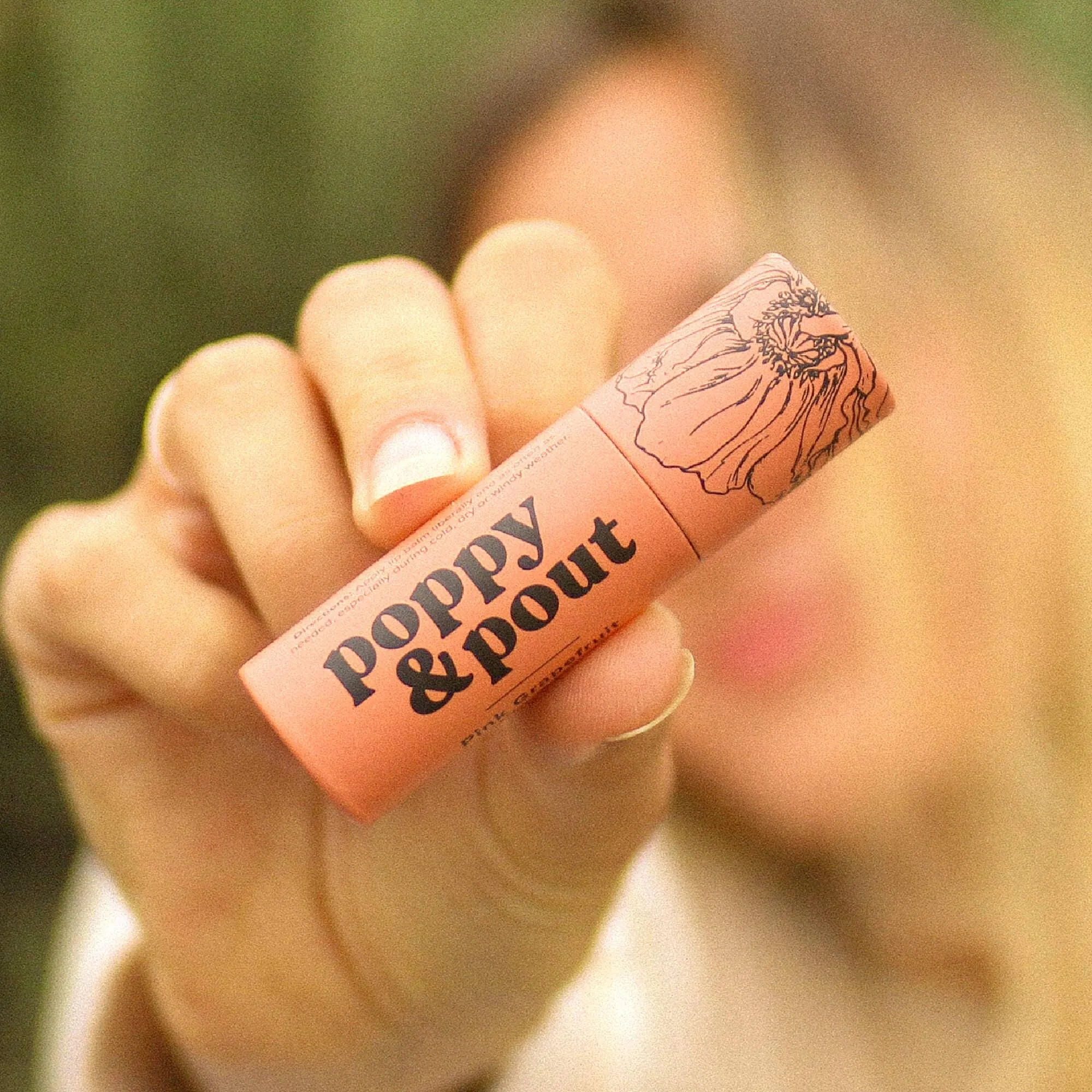 Cosmetic |Grapefruit Lip Balm | Poppy & Pout