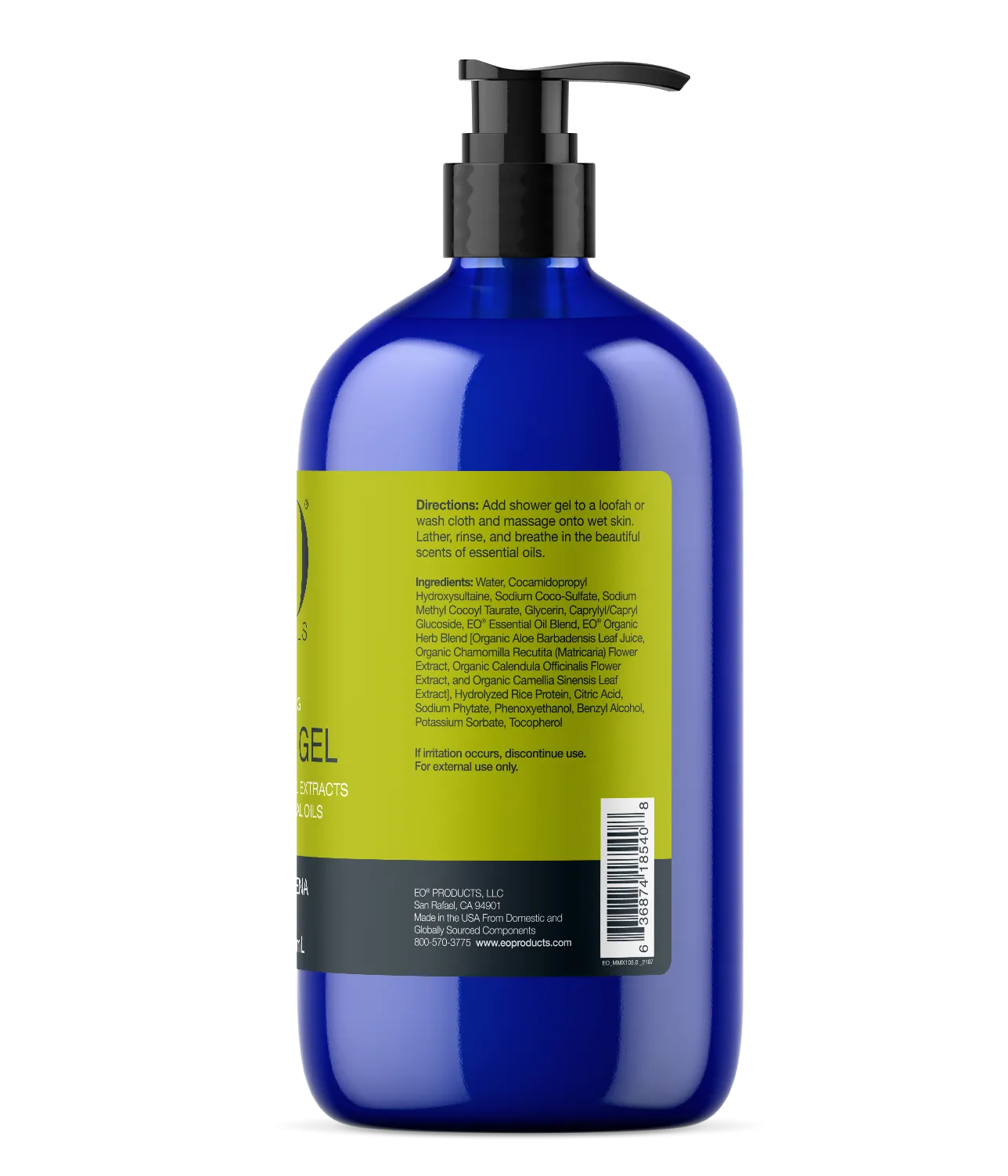 EO Essentials Shower Gel Lemon Verbena 32 oz