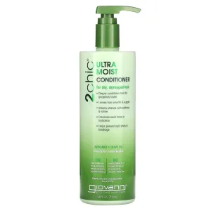 Giovanni, 2chic, ultra-hydrating conditioner, for dry and damaged hair Avocado and Olive Oil, 710 ml (24 fl oz)