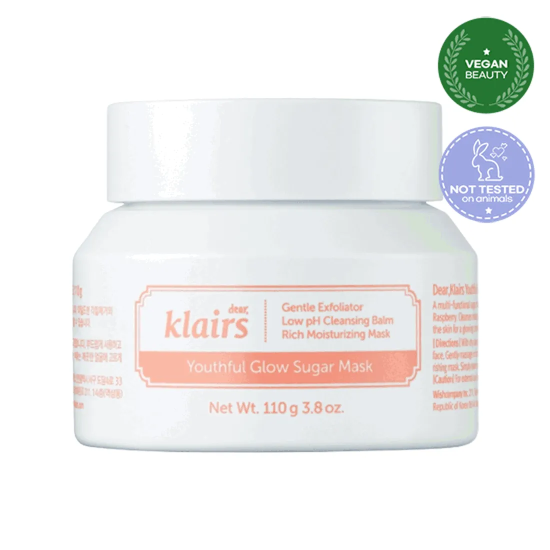 klairs Youthful Glow Sugar Mask 110g