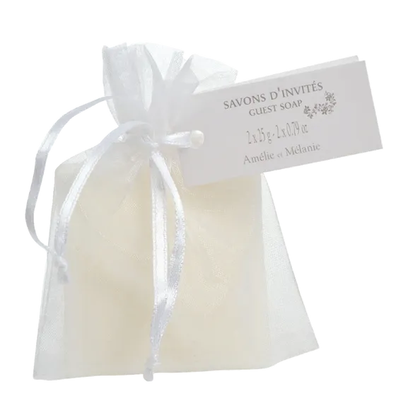 Linge Blanc Sachet & Two Guest Soaps