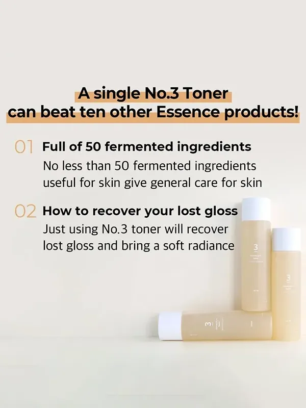 NUMBUZIN NO 3 Super Glowing Essence Toner 200ml