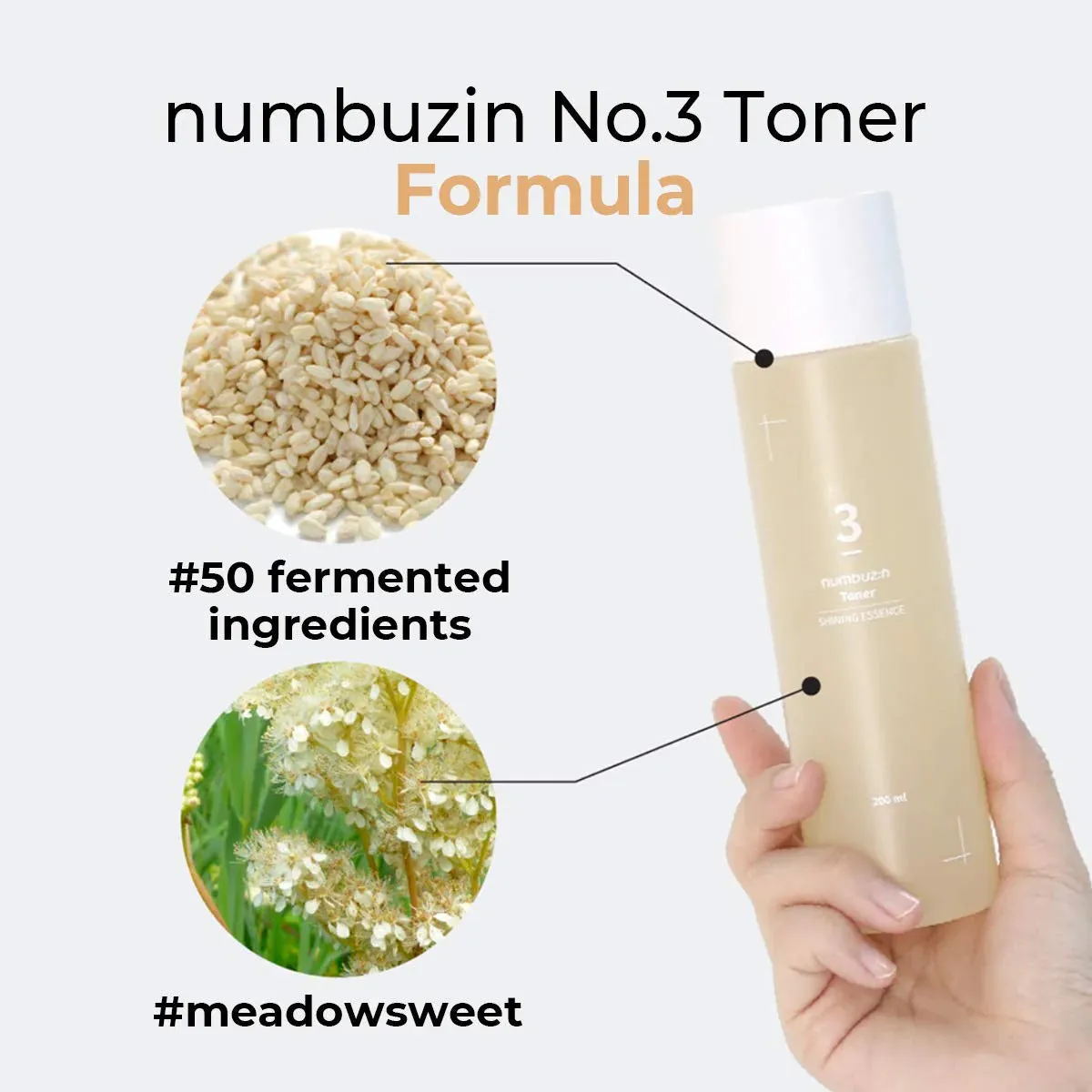 Numbuzin No. 3 Super Glowing Essence Toner