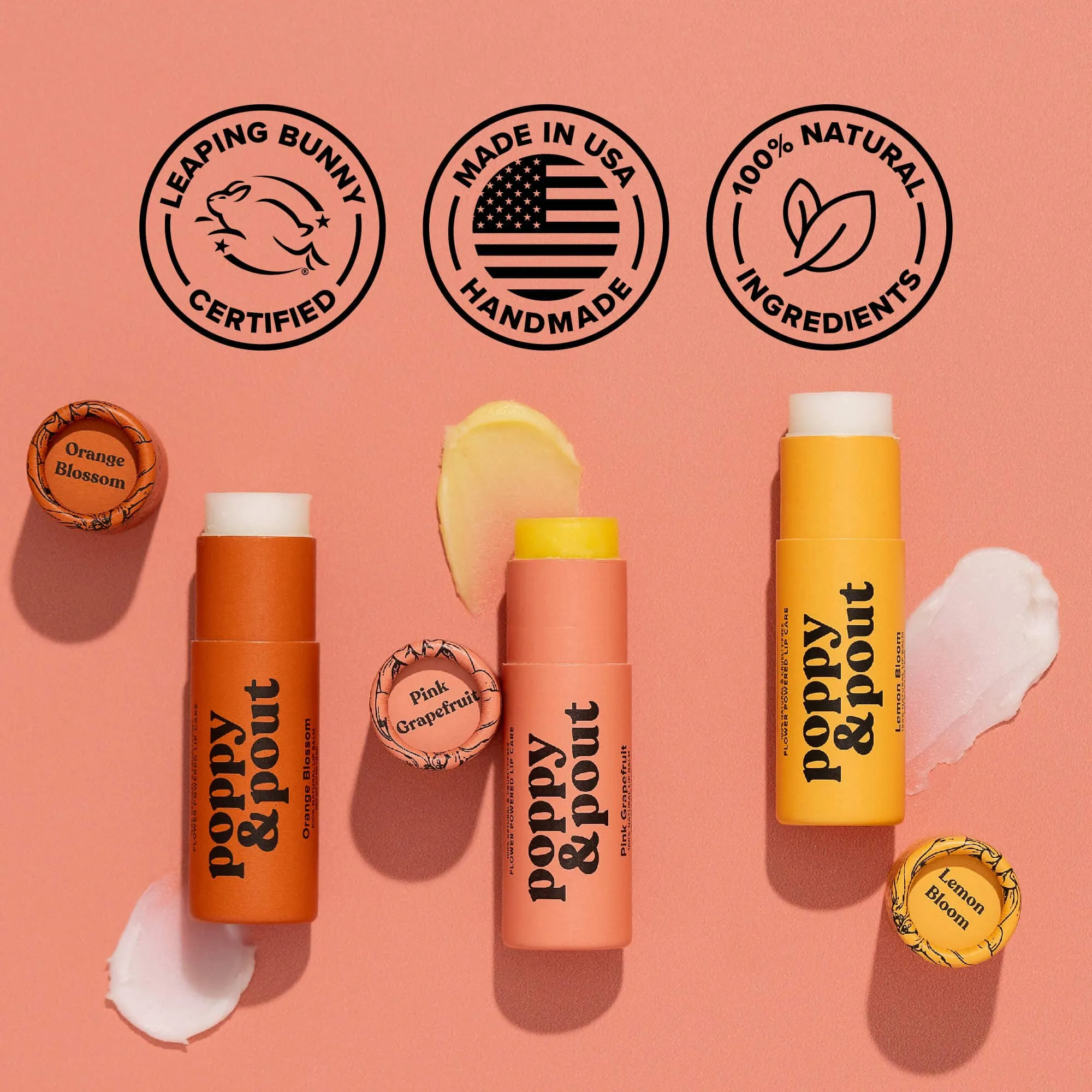 P&P Lip Balm, Pink Grapefruit