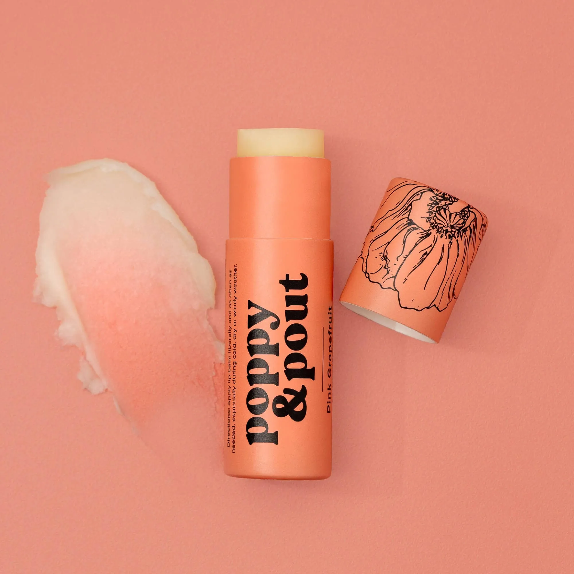 P&P Lip Balm, Pink Grapefruit