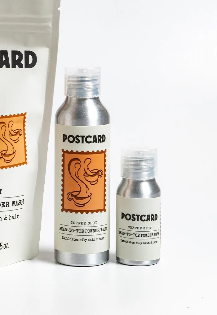 POSTCARD Coffee Spot Head to Toe Powder Wash