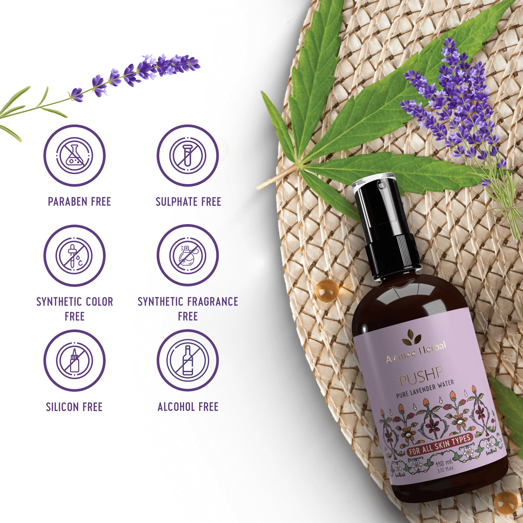 Pushp Pure Lavender Water