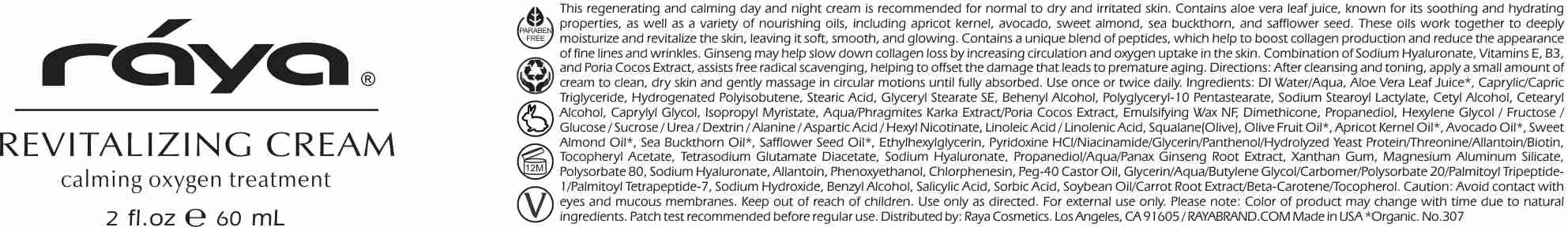 REVITALIZING CREAM (307) RAYA SPA