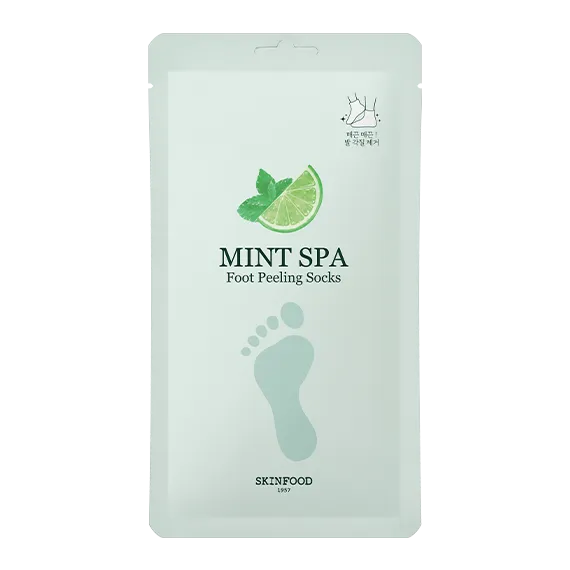 SKINFOOD Mint Spa Foot Peeling Socks (20g*2pcs)×2ea