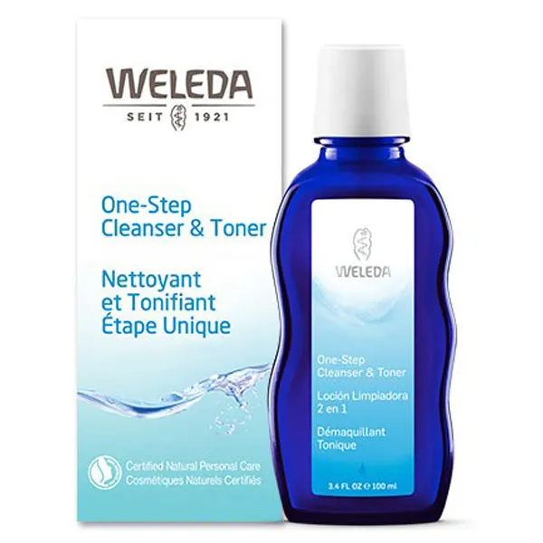 WELEDA - One Step Cleanser & Toner - 3.4 fl. oz. (100 ml)